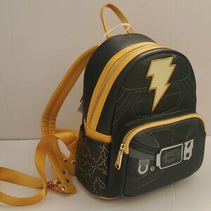 Loungefly Disney DC Comics Black Adam Cosplay Super Hero Mini Backpack NWT NEW